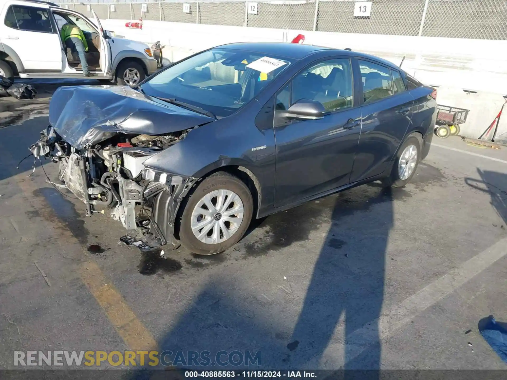 2 Photograph of a damaged car JTDKAMFU0M3150945 TOYOTA PRIUS 2021