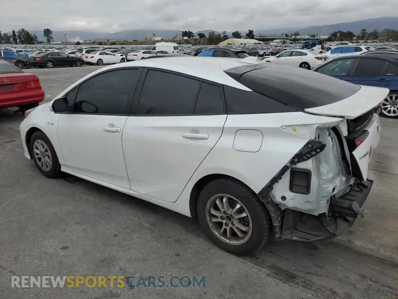 2 Photograph of a damaged car JTDKAMFU0M3153019 TOYOTA PRIUS 2021