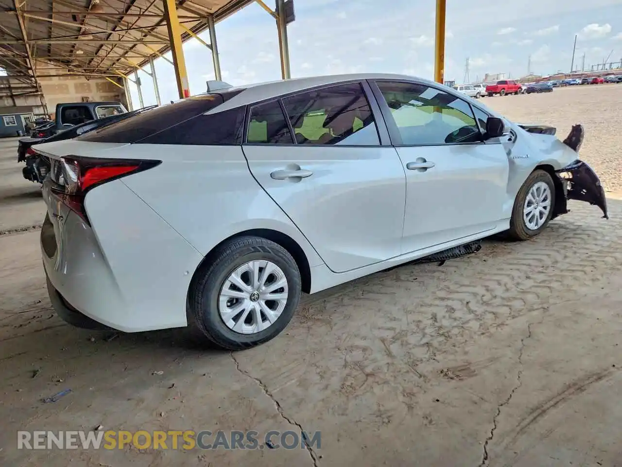 3 Photograph of a damaged car JTDKAMFU1M3127528 TOYOTA PRIUS 2021
