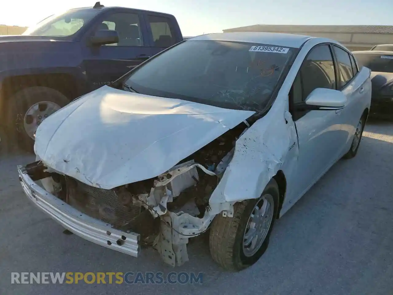 2 Photograph of a damaged car JTDKAMFU1M3134818 TOYOTA PRIUS 2021