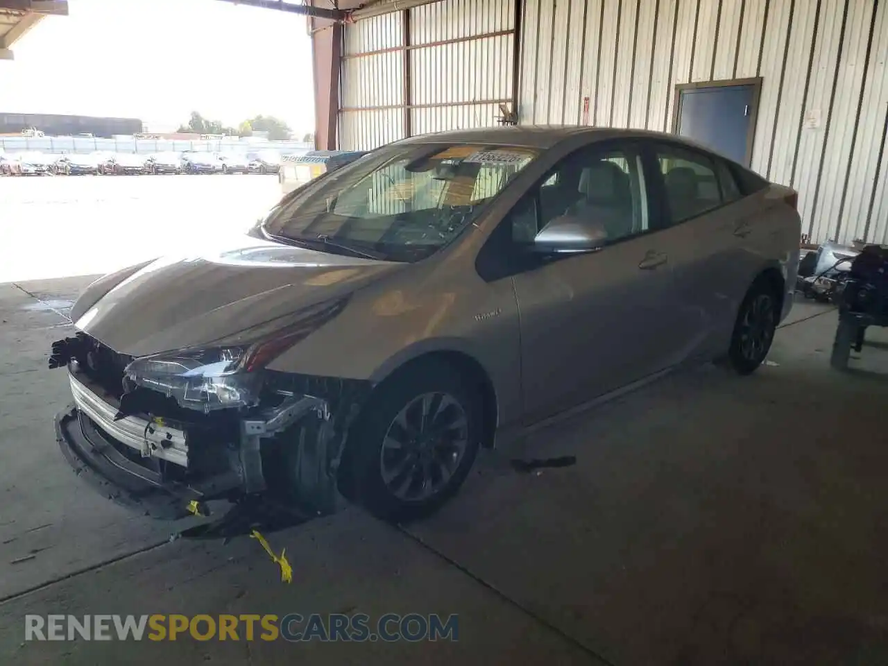 1 Photograph of a damaged car JTDKAMFU1M3134849 TOYOTA PRIUS 2021