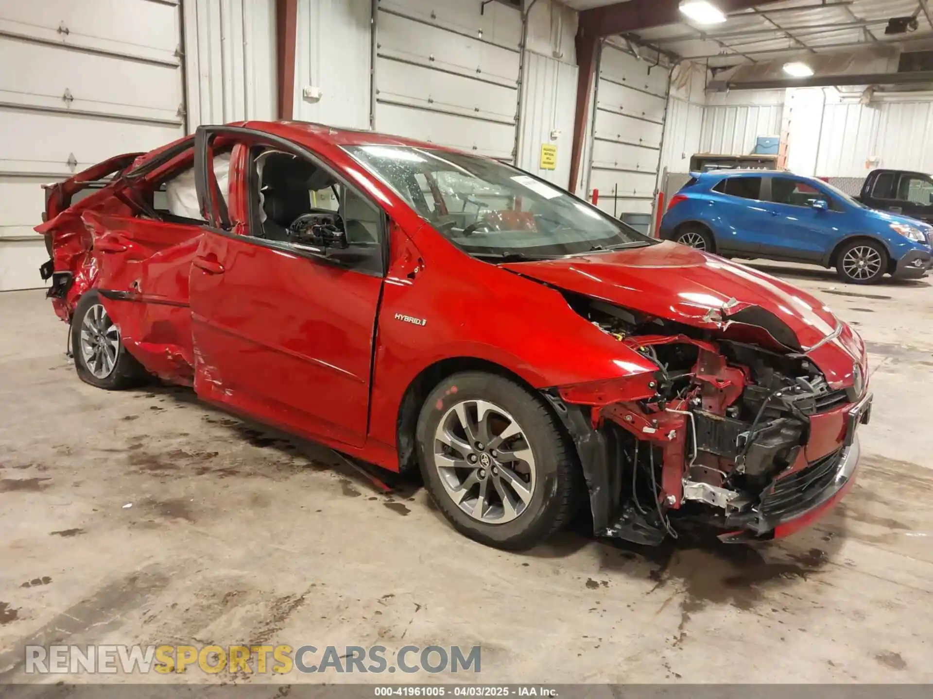 1 Photograph of a damaged car JTDKAMFU1M3143311 TOYOTA PRIUS 2021