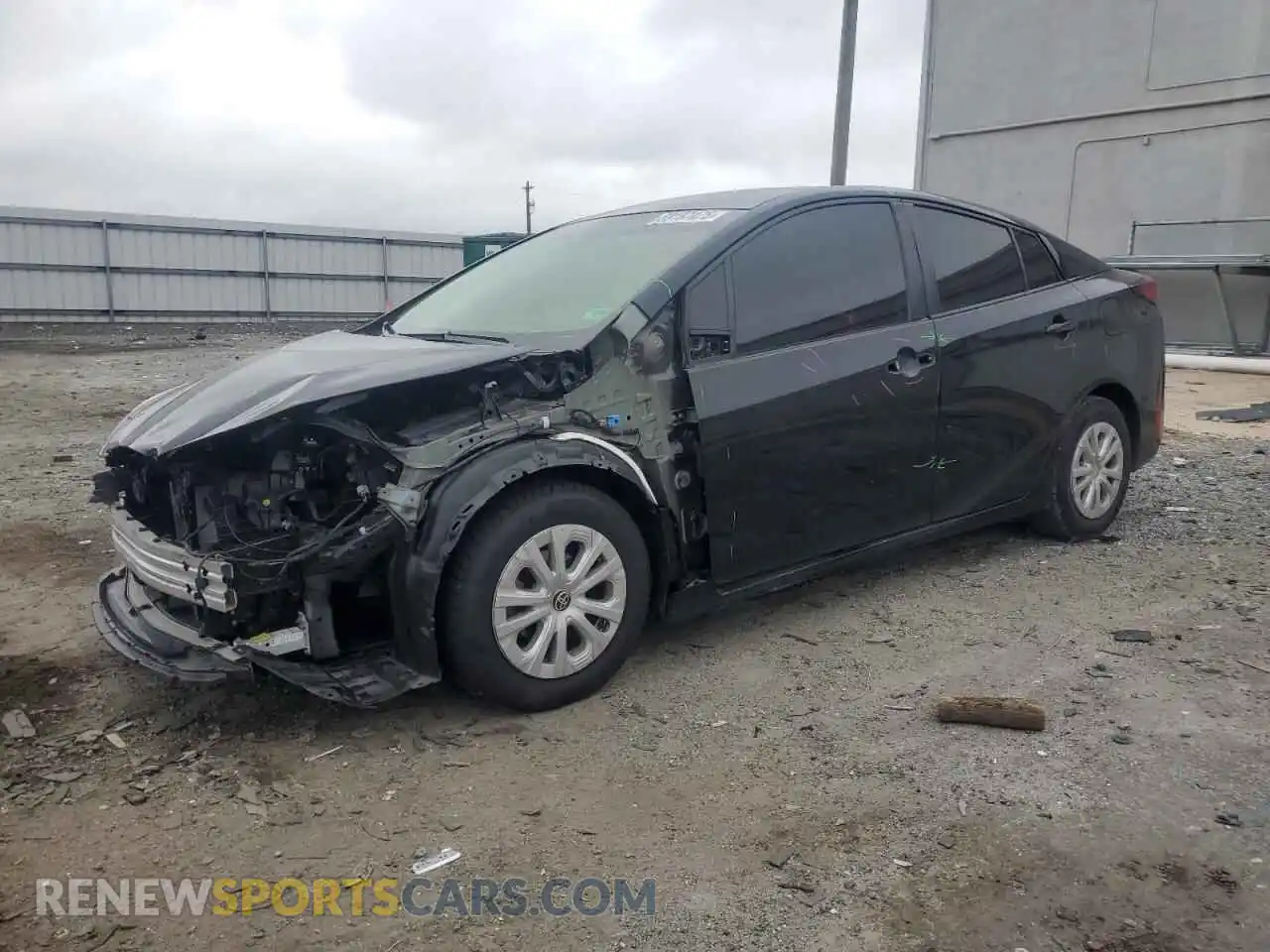 1 Photograph of a damaged car JTDKAMFU1M3143860 TOYOTA PRIUS 2021