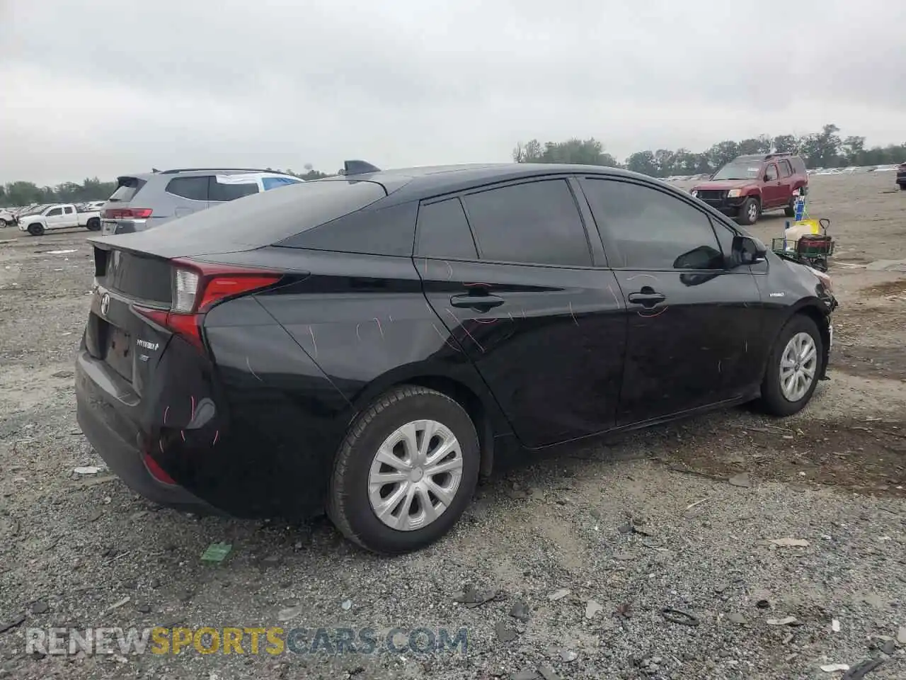 3 Photograph of a damaged car JTDKAMFU1M3143860 TOYOTA PRIUS 2021