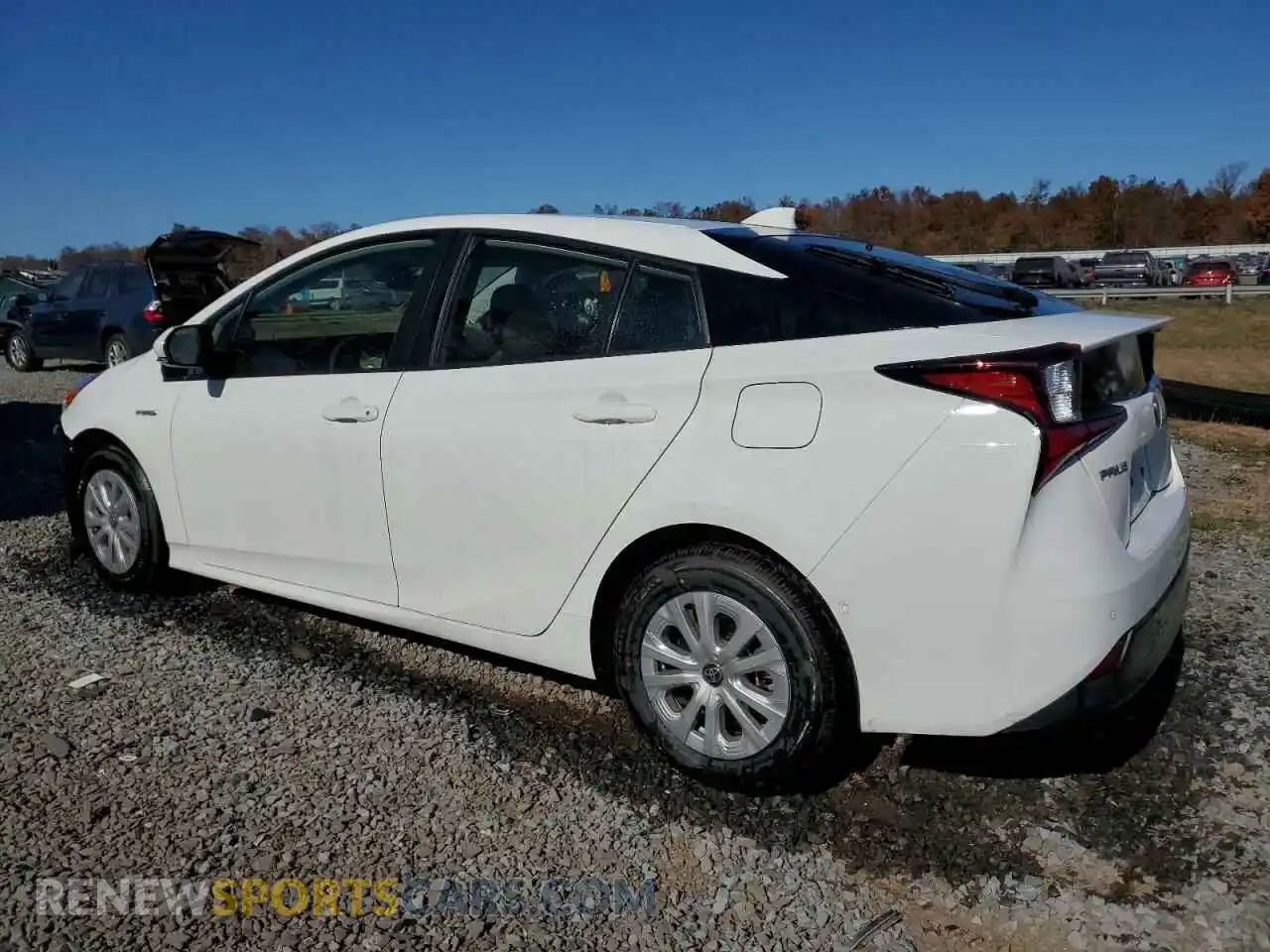 2 fotografías del automóvil dañado JTDKAMFU1M3145141 TOYOTA PRIUS 2021