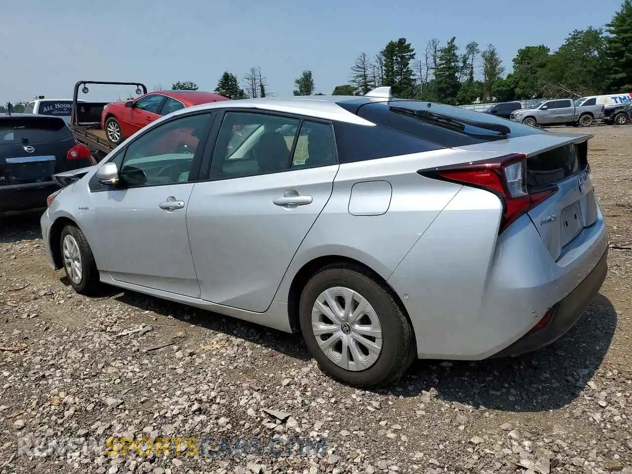 2 Photograph of a damaged car JTDKAMFU1M3145818 TOYOTA PRIUS 2021
