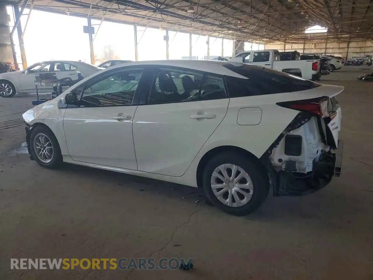 2 Фотография поврежденного автомобиля JTDKAMFU1M3147066 TOYOTA PRIUS 2021