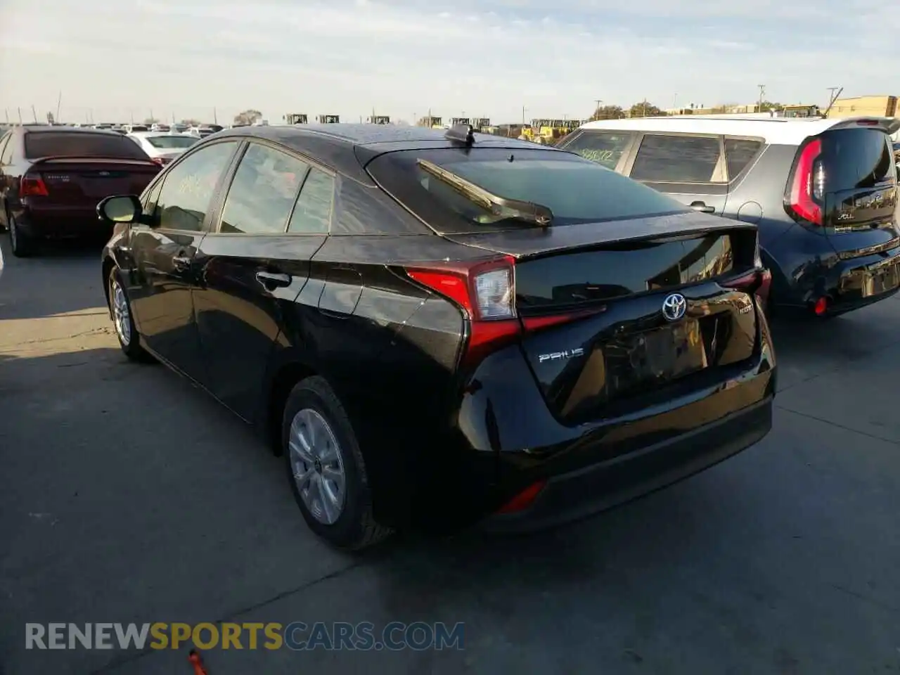 3 Photograph of a damaged car JTDKAMFU1M3148234 TOYOTA PRIUS 2021