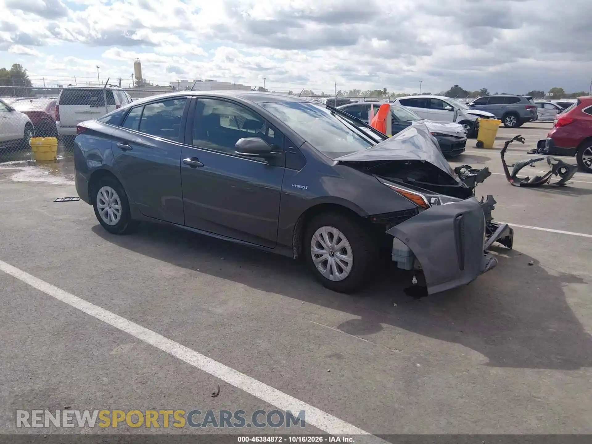 1 Photograph of a damaged car JTDKAMFU1M3148752 TOYOTA PRIUS 2021