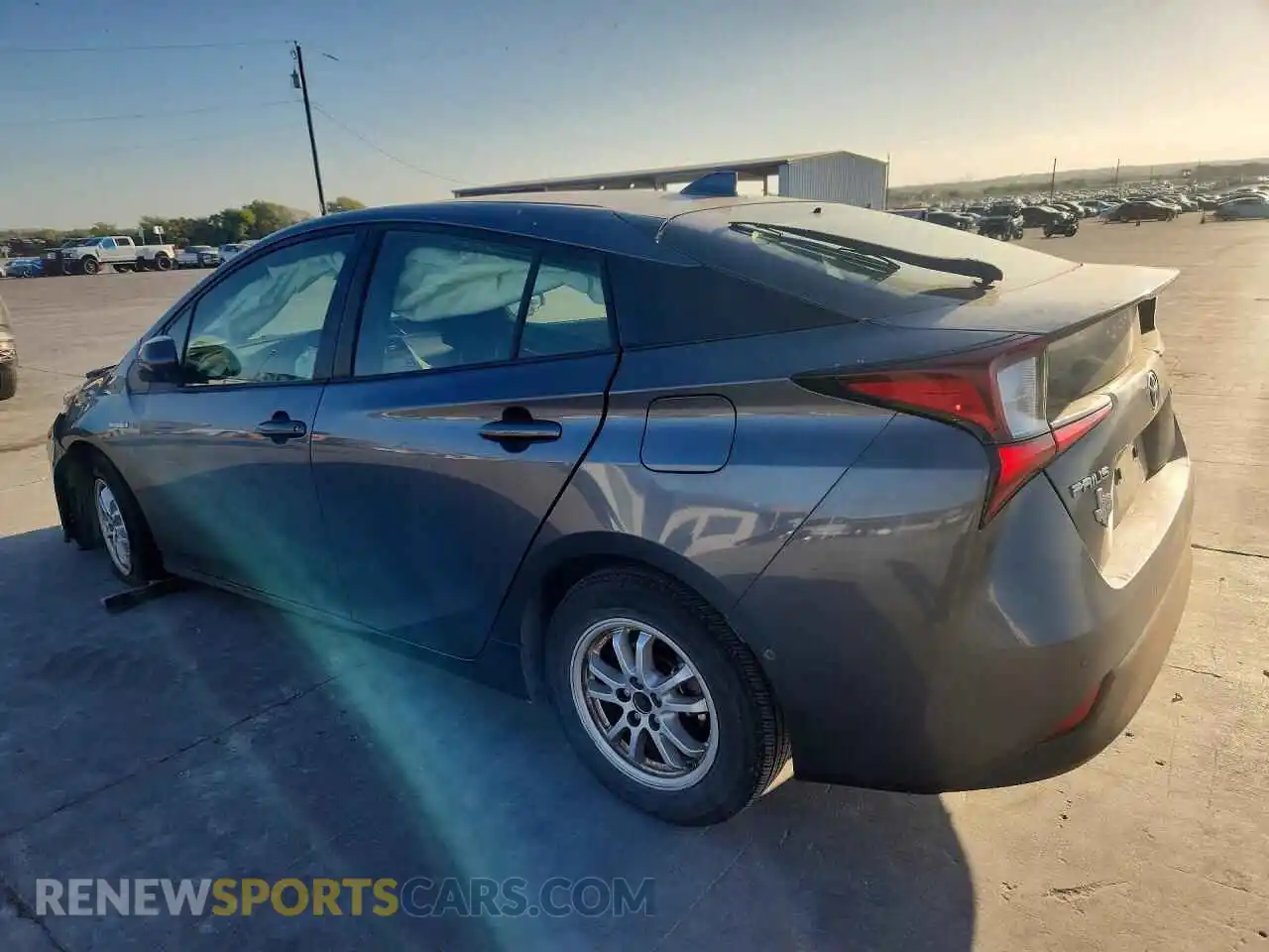 2 fotografías del automóvil dañado JTDKAMFU1M3151828 TOYOTA PRIUS 2021