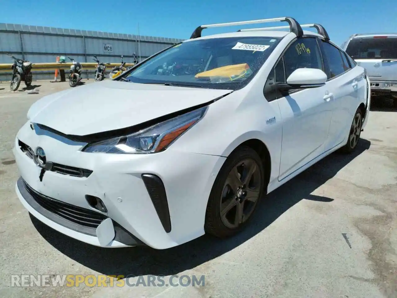 2 Photograph of a damaged car JTDKAMFU2M3130762 TOYOTA PRIUS 2021