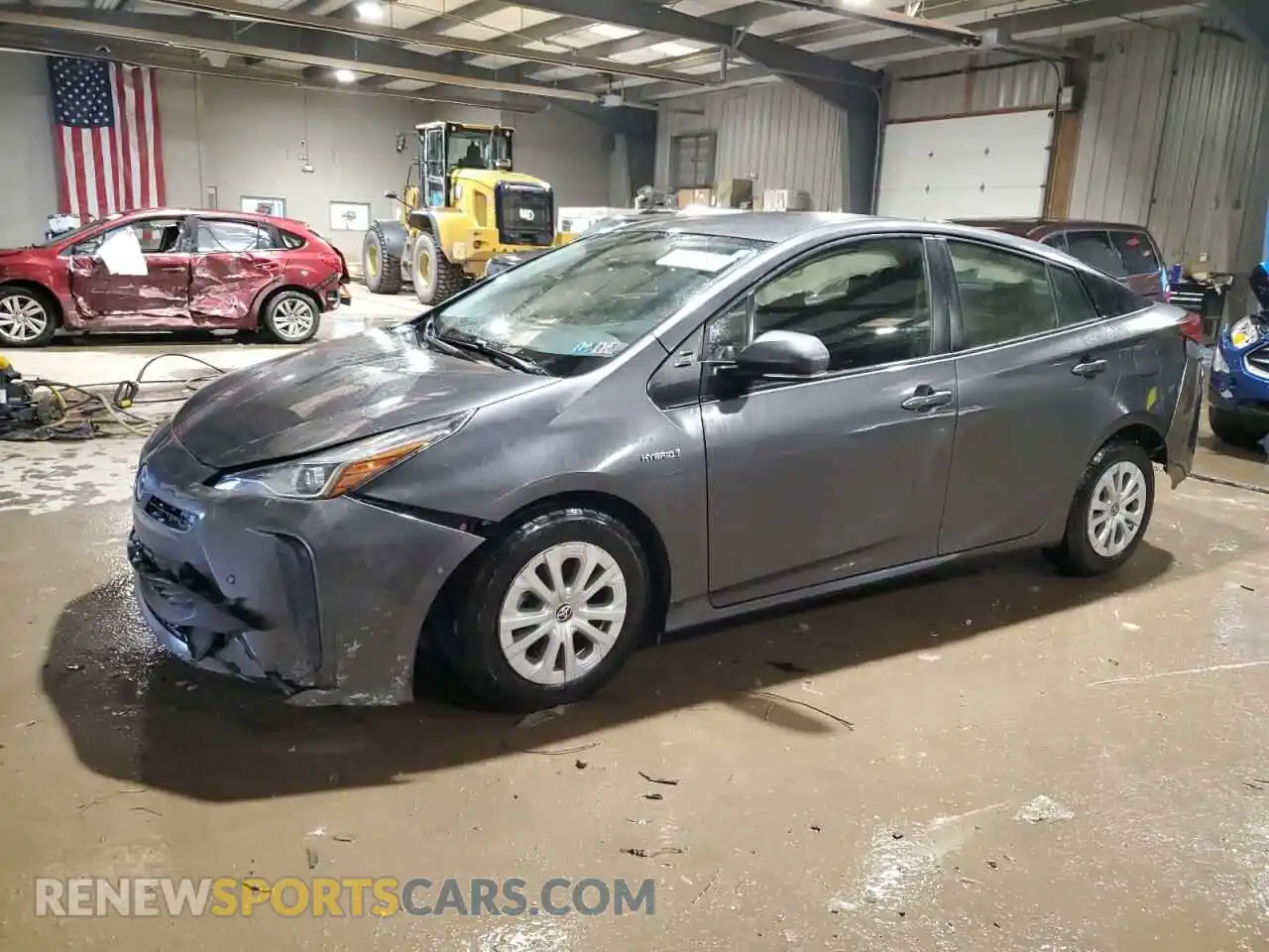 1 Photograph of a damaged car JTDKAMFU2M3136187 TOYOTA PRIUS 2021