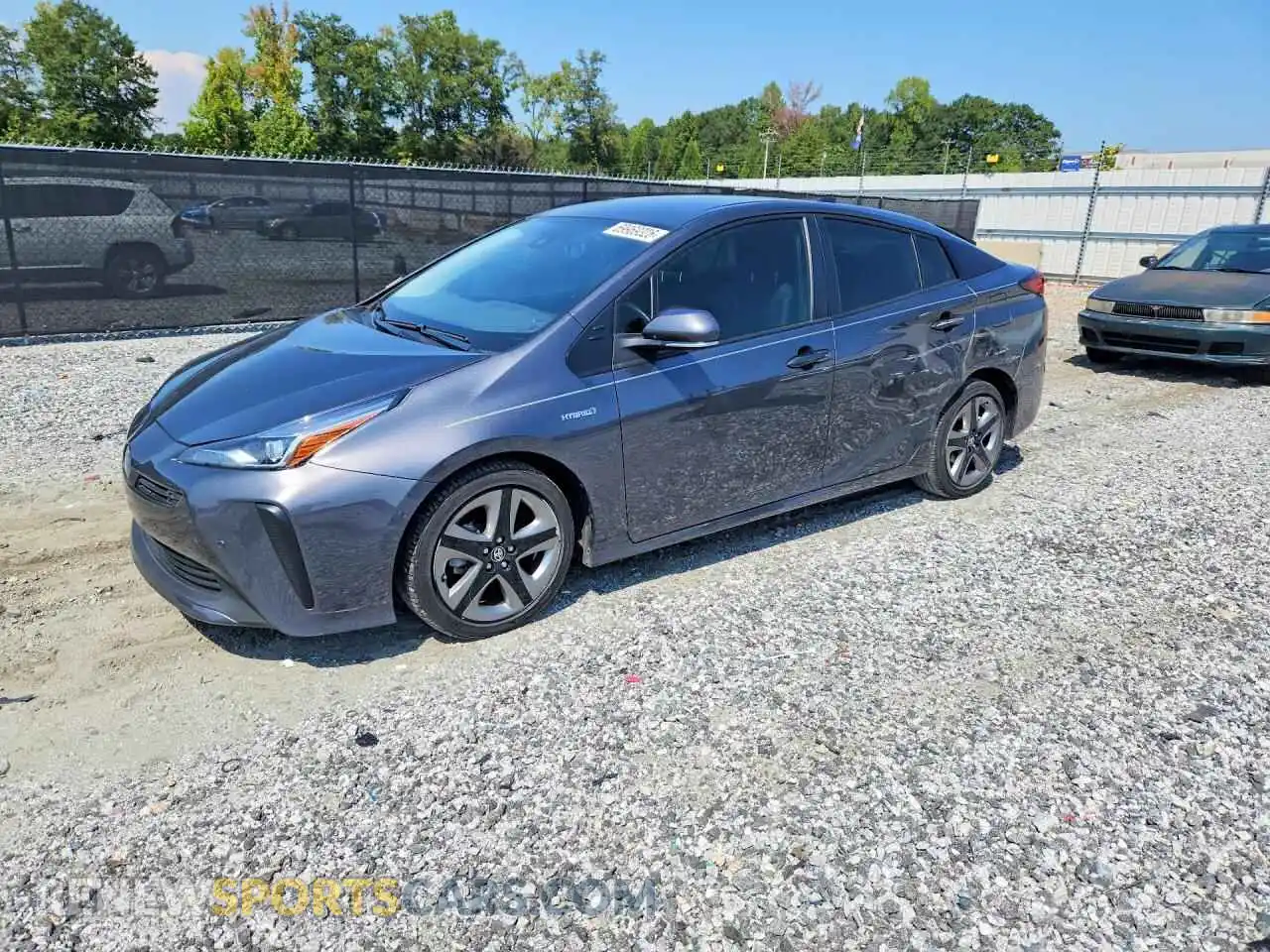 1 Photograph of a damaged car JTDKAMFU2M3137582 TOYOTA PRIUS 2021