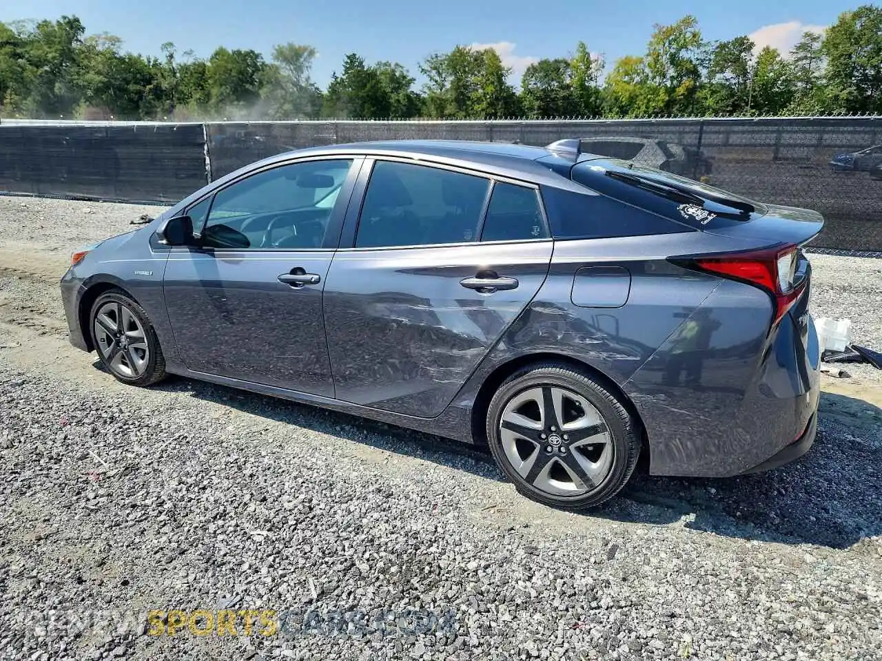2 Photograph of a damaged car JTDKAMFU2M3137582 TOYOTA PRIUS 2021