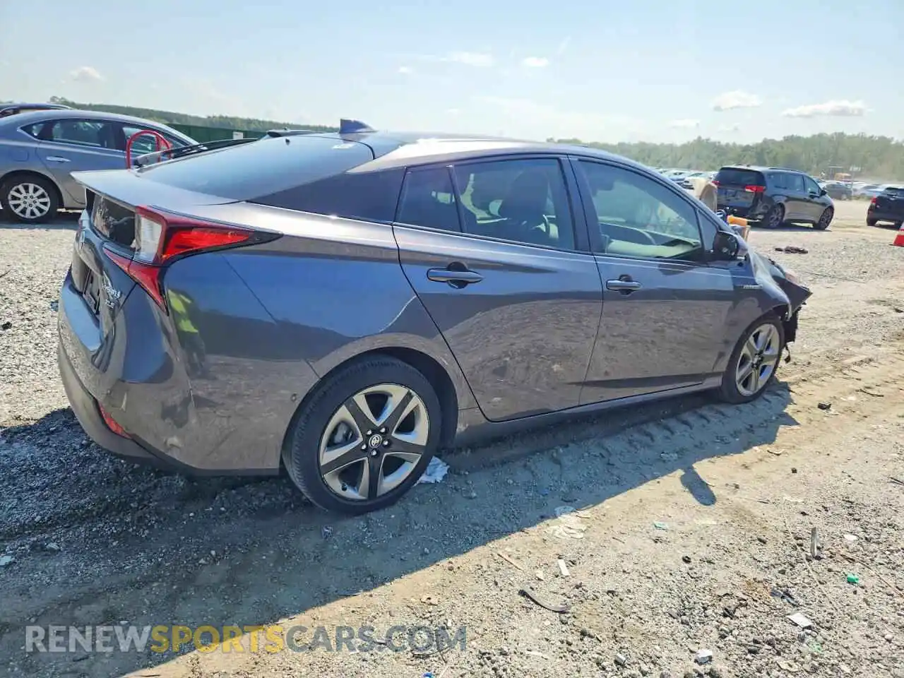 3 Photograph of a damaged car JTDKAMFU2M3137582 TOYOTA PRIUS 2021