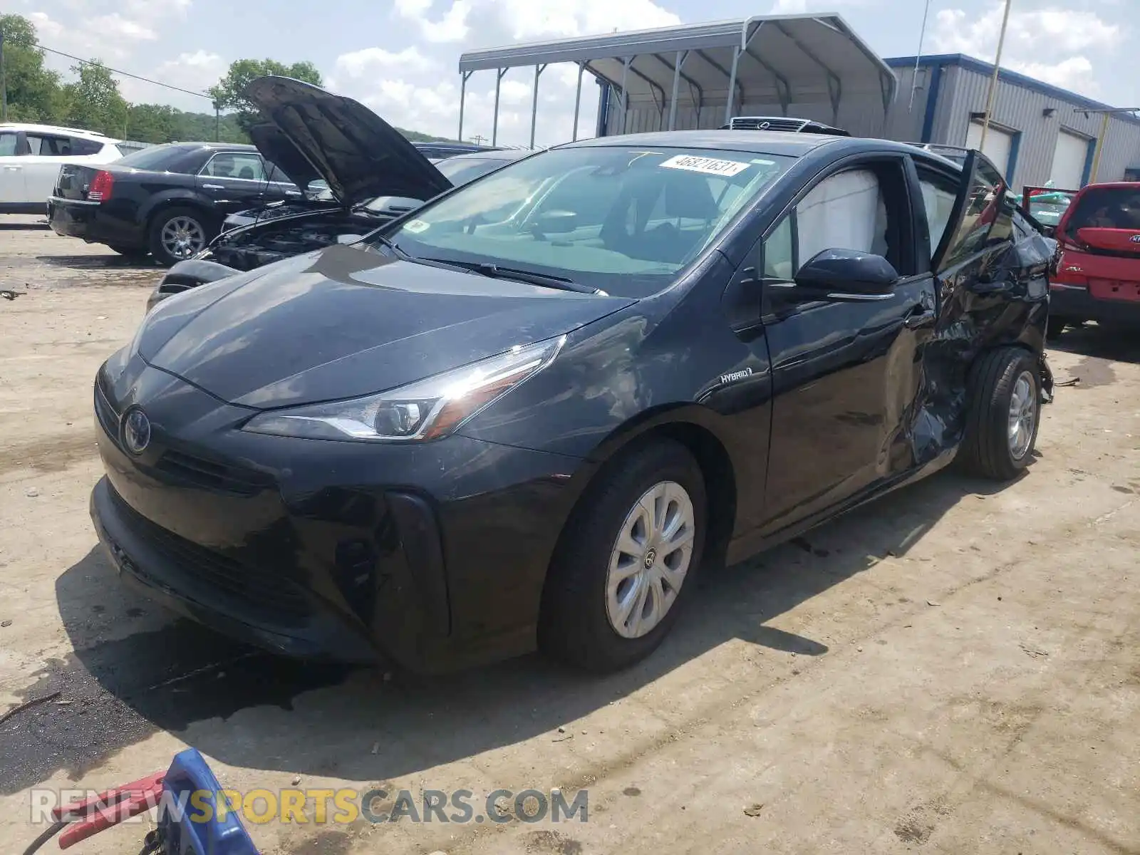 2 Photograph of a damaged car JTDKAMFU2M3140742 TOYOTA PRIUS 2021