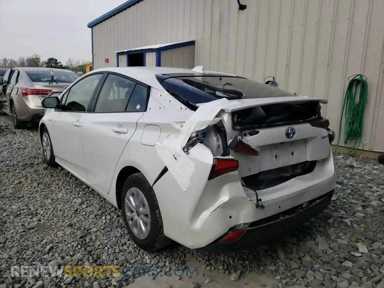 3 Photograph of a damaged car JTDKAMFU2M3146881 TOYOTA PRIUS 2021