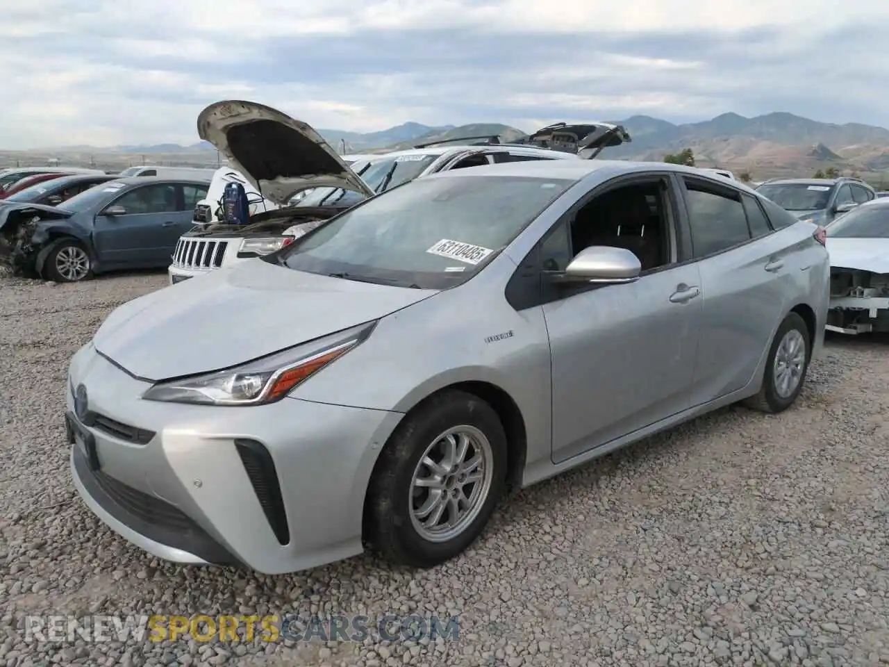 1 Photograph of a damaged car JTDKAMFU2M3147030 TOYOTA PRIUS 2021