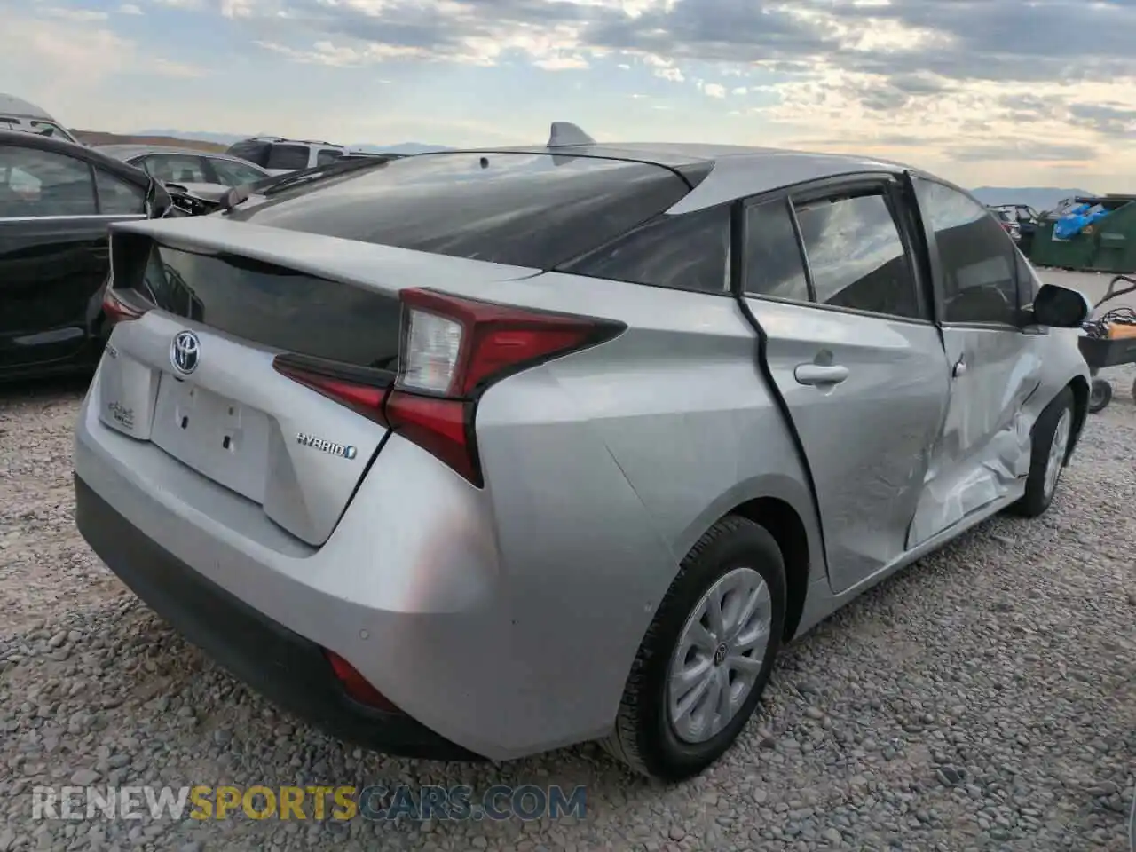 3 Photograph of a damaged car JTDKAMFU2M3147030 TOYOTA PRIUS 2021