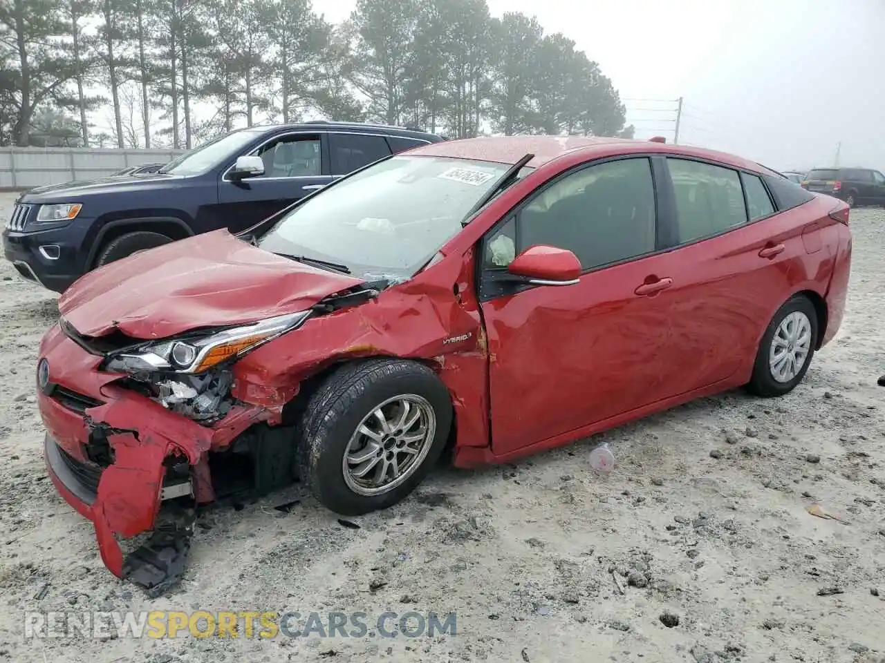 1 fotografías del automóvil dañado JTDKAMFU2M3147948 TOYOTA PRIUS 2021