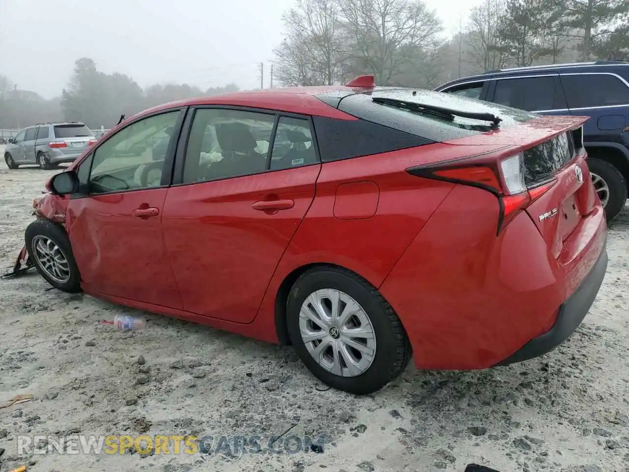 2 fotografías del automóvil dañado JTDKAMFU2M3147948 TOYOTA PRIUS 2021