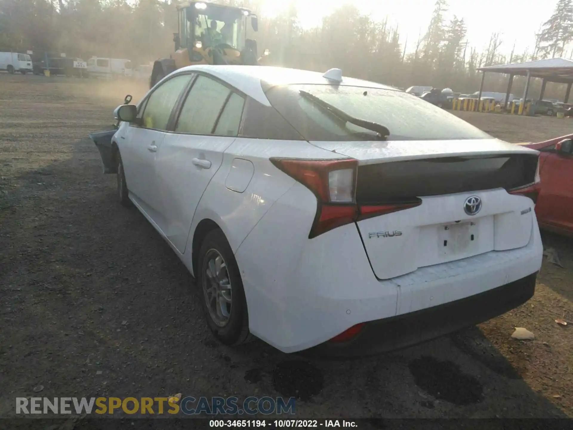 3 Photograph of a damaged car JTDKAMFU2M3149666 TOYOTA PRIUS 2021