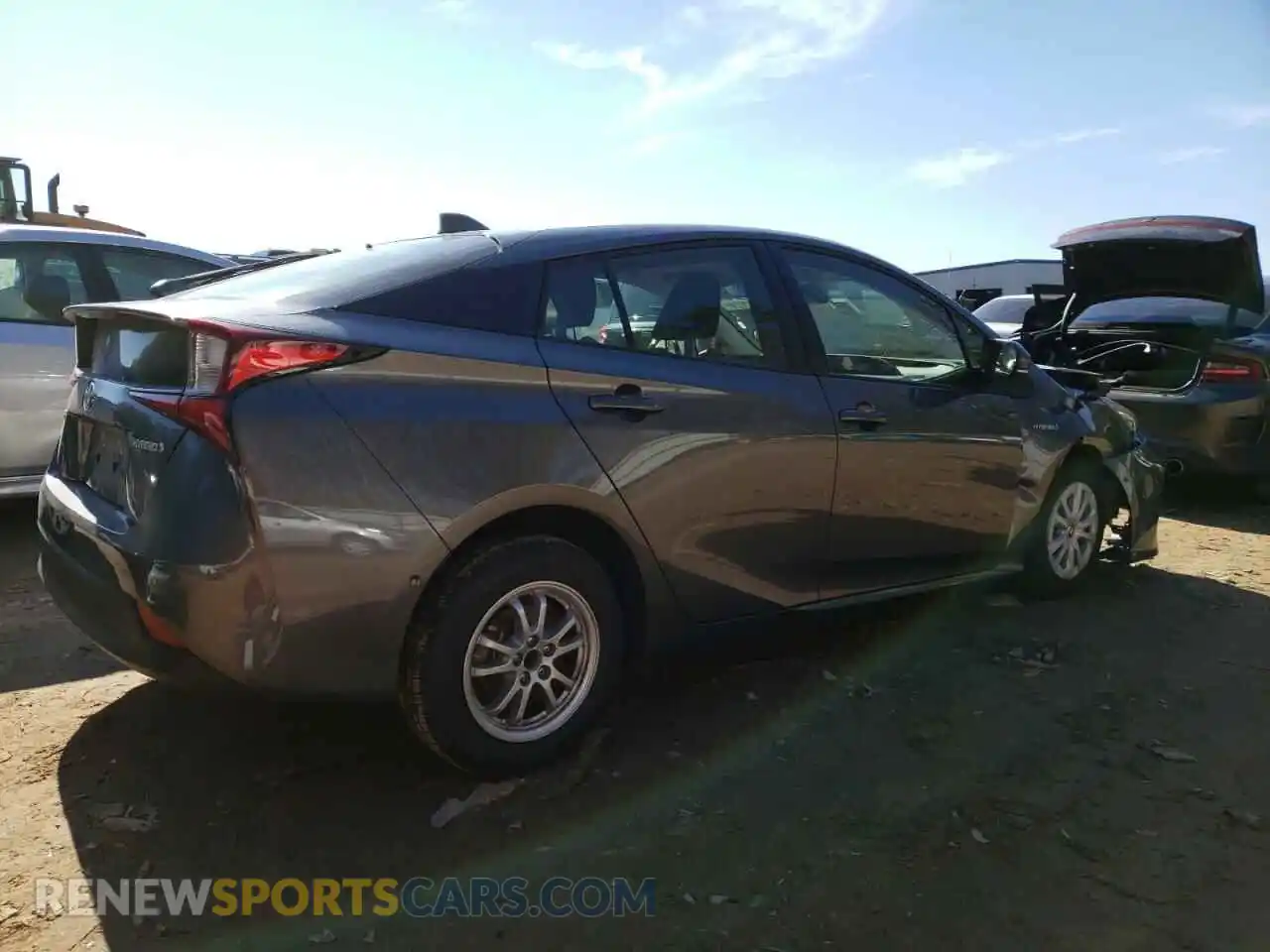 3 Photograph of a damaged car JTDKAMFU2M3149991 TOYOTA PRIUS 2021