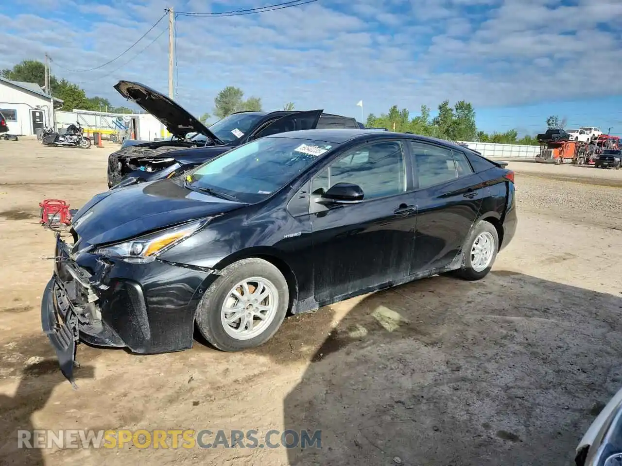 1 Photograph of a damaged car JTDKAMFU2M3150221 TOYOTA PRIUS 2021
