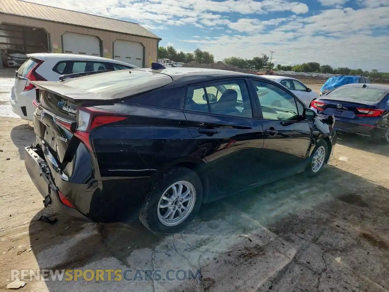 3 Photograph of a damaged car JTDKAMFU2M3150221 TOYOTA PRIUS 2021