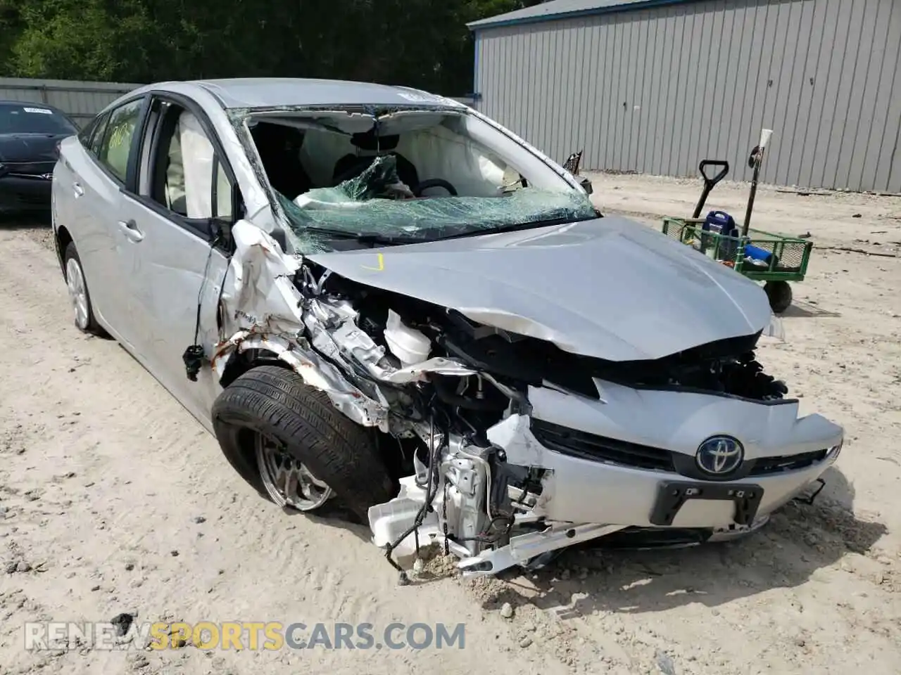 1 fotografías del automóvil dañado JTDKAMFU2M3150901 TOYOTA PRIUS 2021