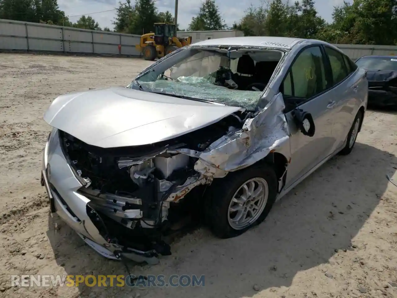 2 fotografías del automóvil dañado JTDKAMFU2M3150901 TOYOTA PRIUS 2021