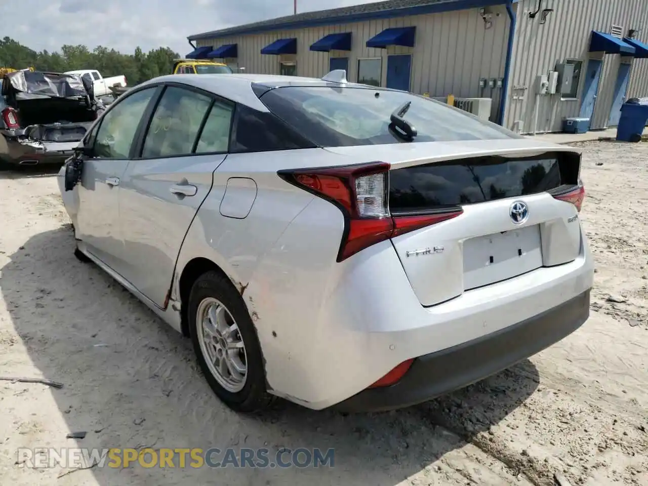 3 fotografías del automóvil dañado JTDKAMFU2M3150901 TOYOTA PRIUS 2021