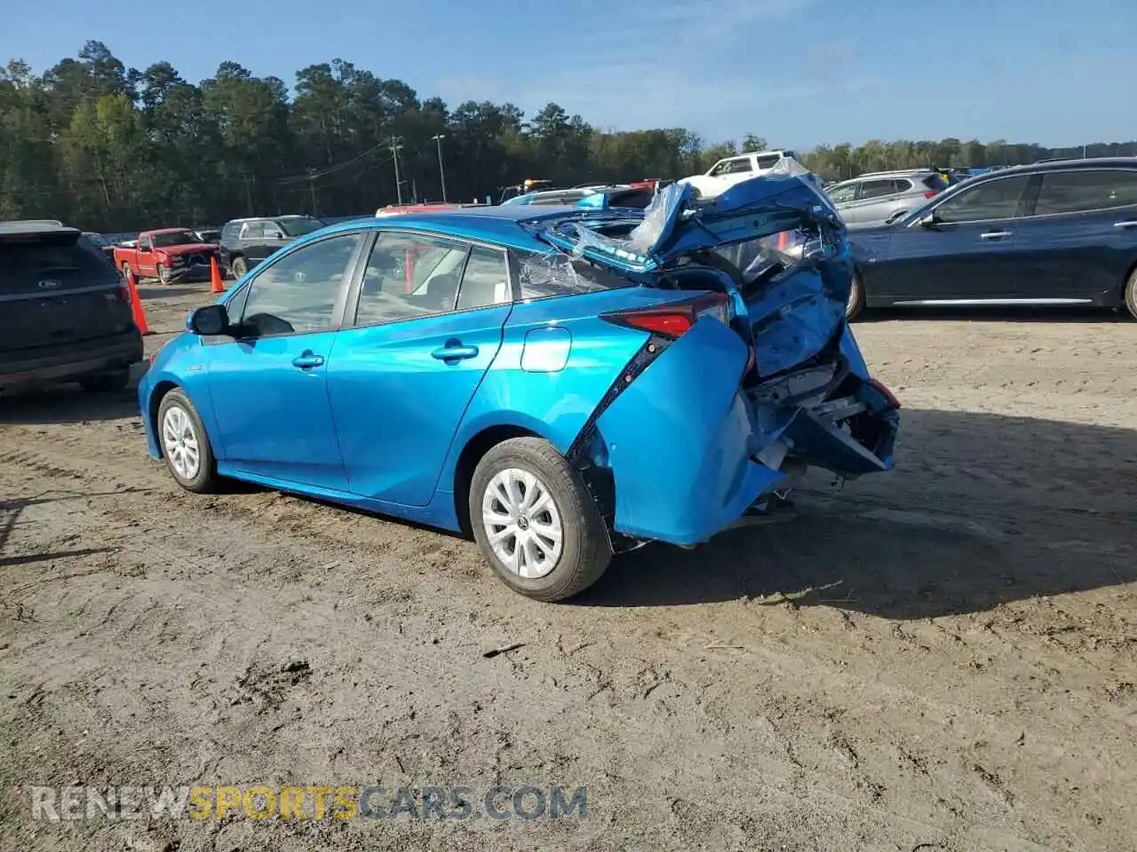 2 Photograph of a damaged car JTDKAMFU2M3152843 TOYOTA PRIUS 2021