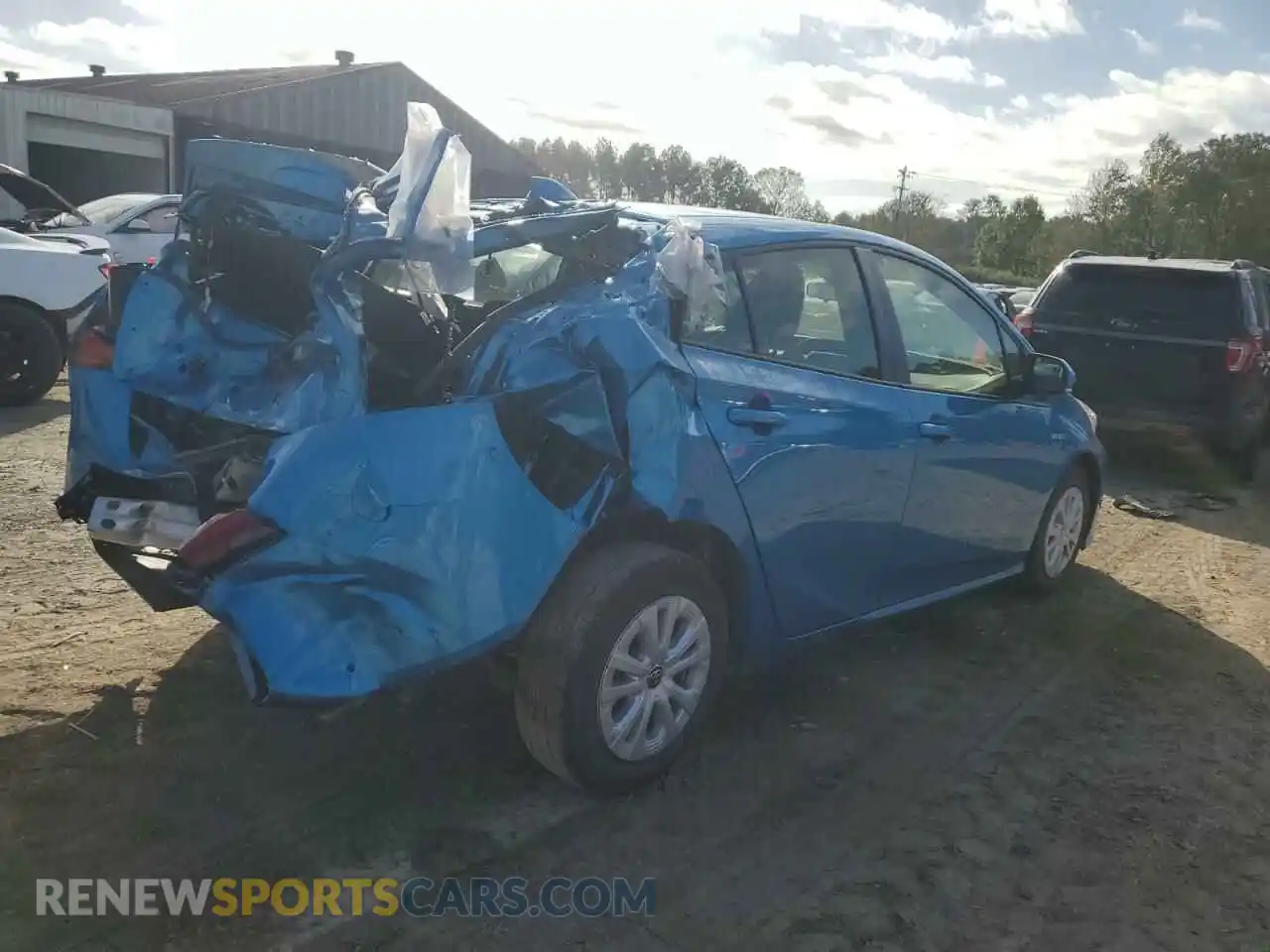 3 Photograph of a damaged car JTDKAMFU2M3152843 TOYOTA PRIUS 2021