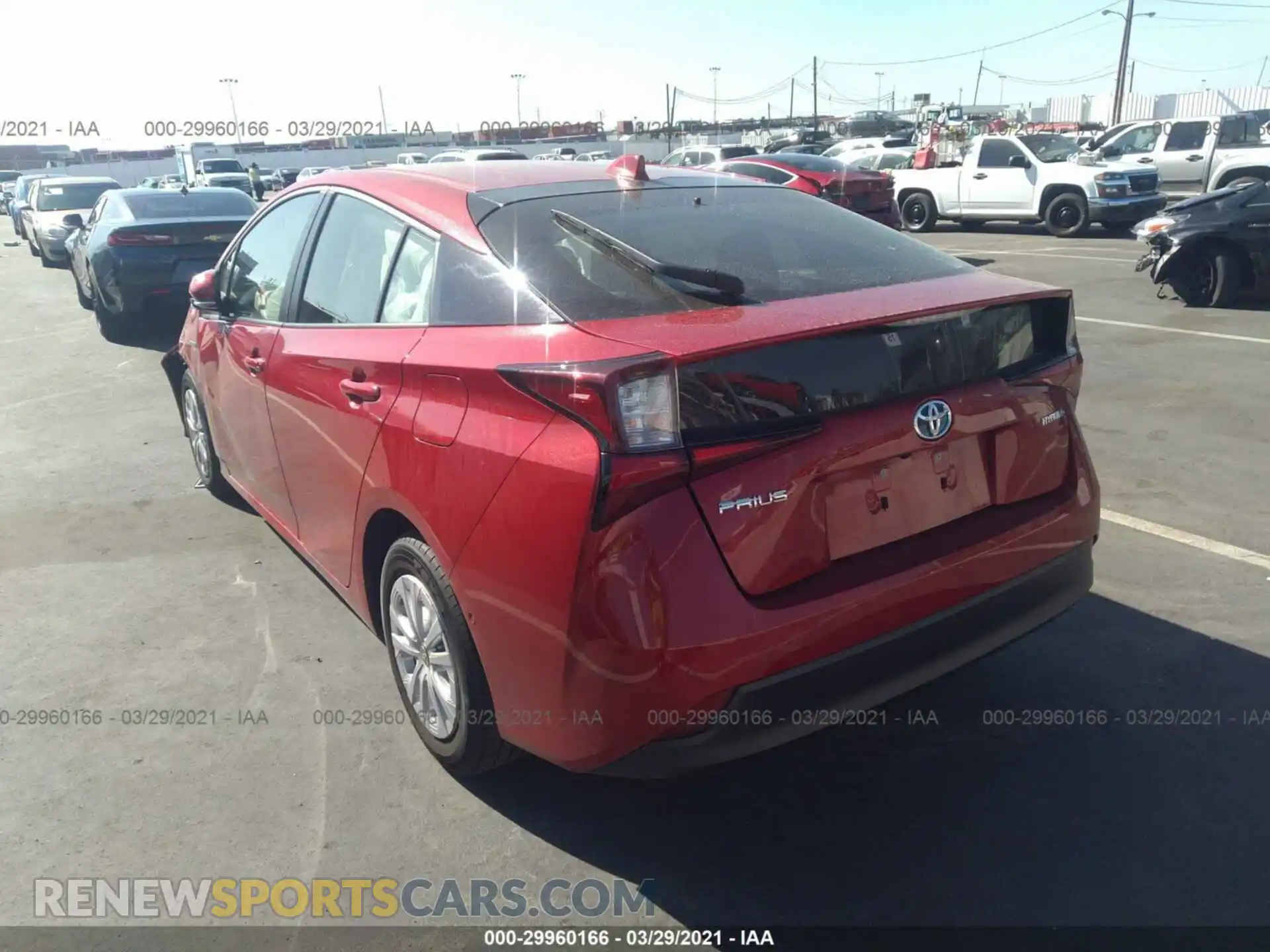 3 Photograph of a damaged car JTDKAMFU3M3130771 TOYOTA PRIUS 2021