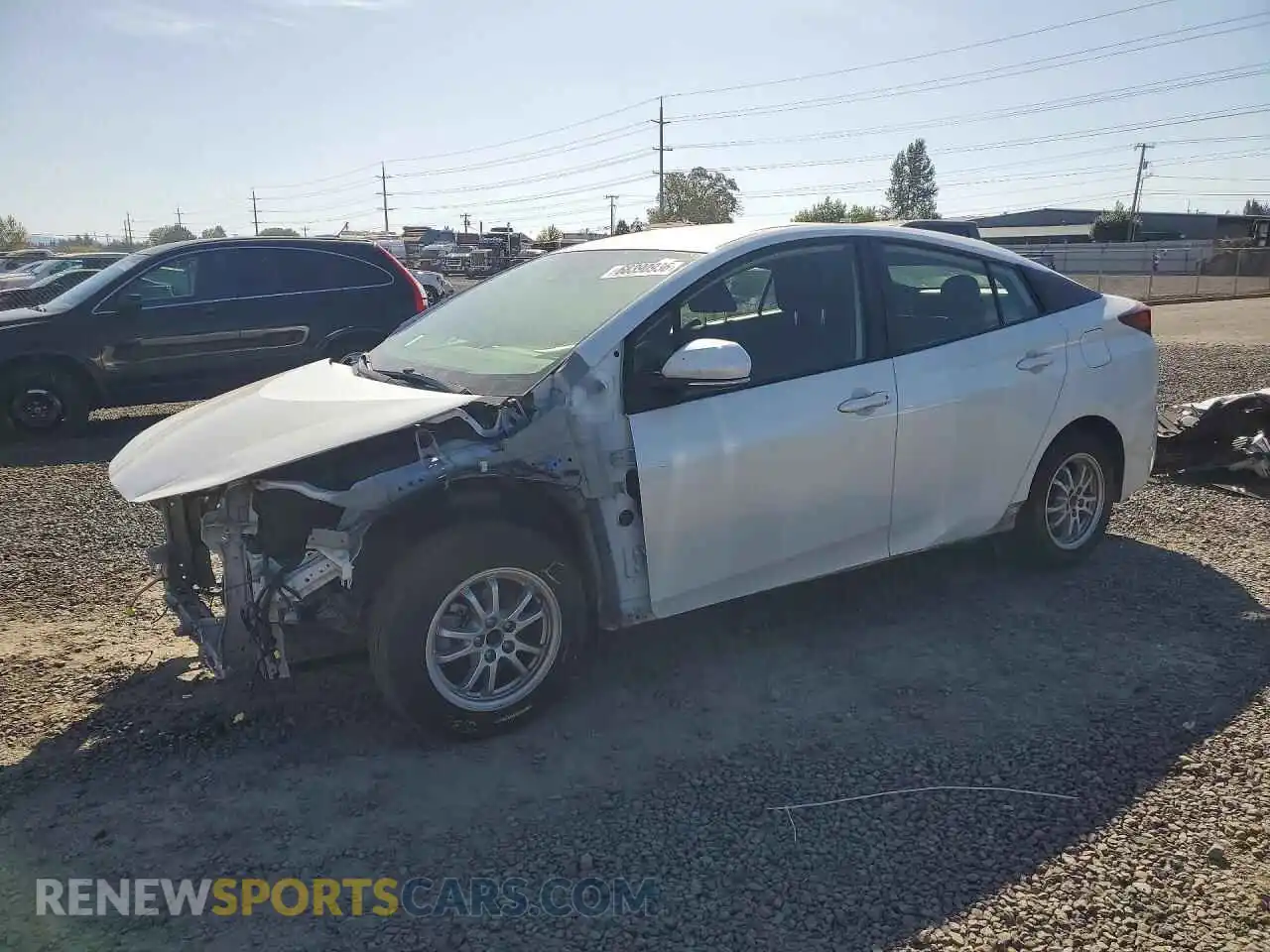 1 Photograph of a damaged car JTDKAMFU3M3131693 TOYOTA PRIUS 2021