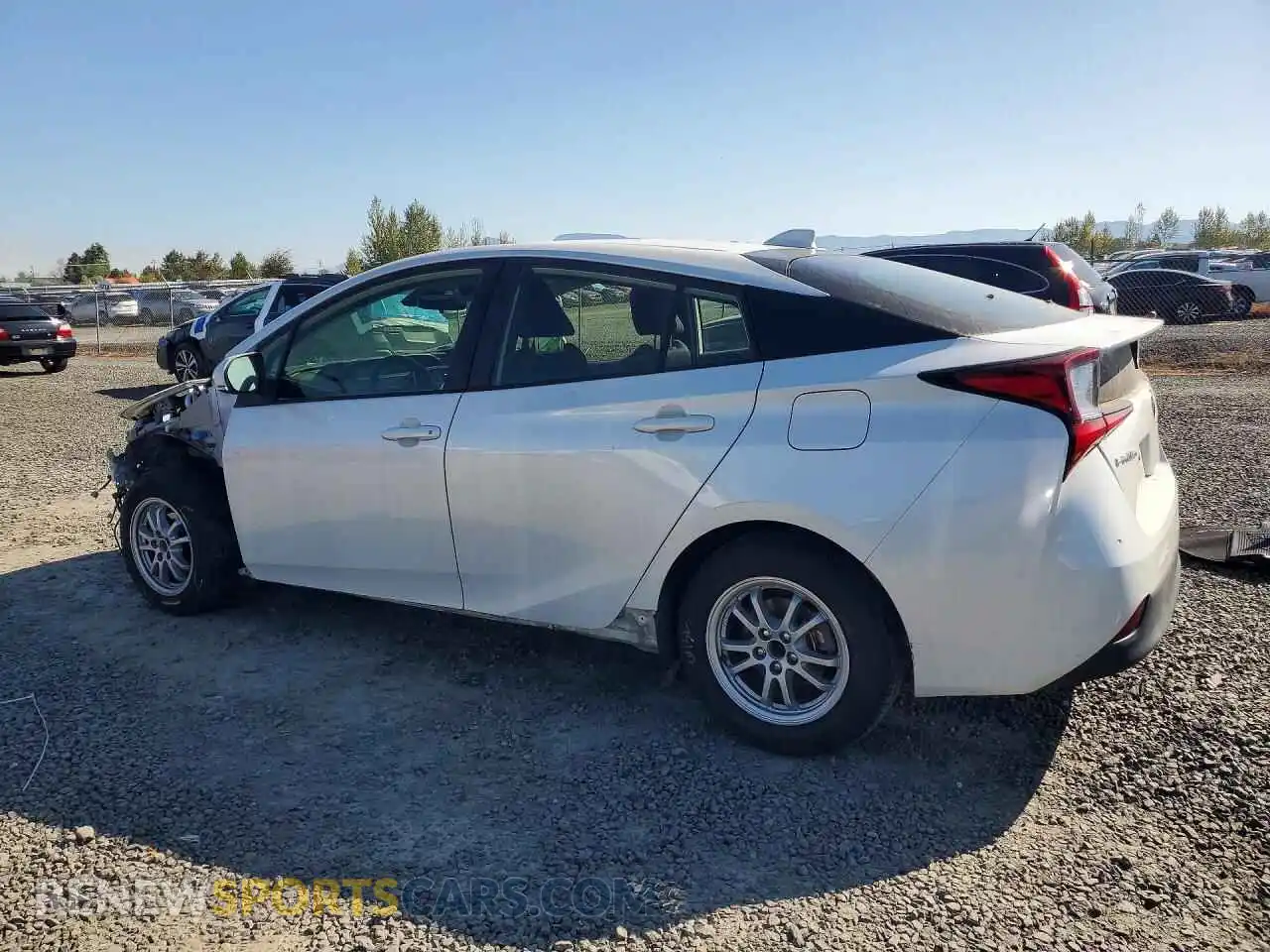2 Photograph of a damaged car JTDKAMFU3M3131693 TOYOTA PRIUS 2021