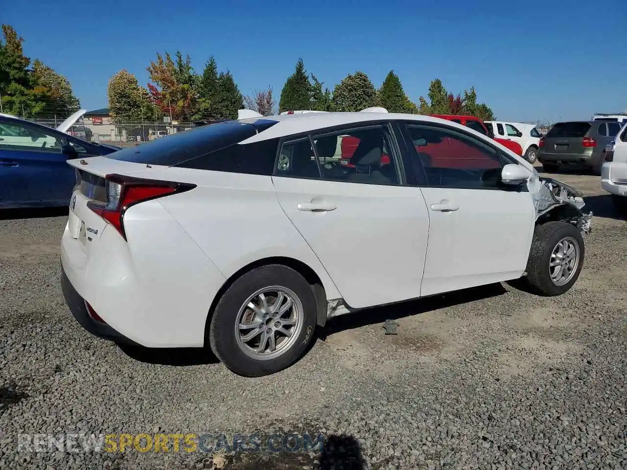 3 Photograph of a damaged car JTDKAMFU3M3131693 TOYOTA PRIUS 2021