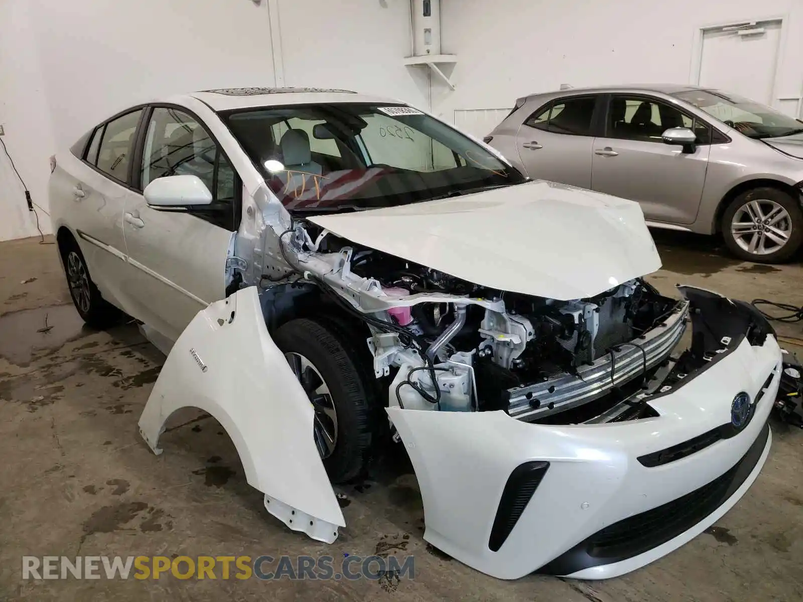 1 Photograph of a damaged car JTDKAMFU3M3132424 TOYOTA PRIUS 2021