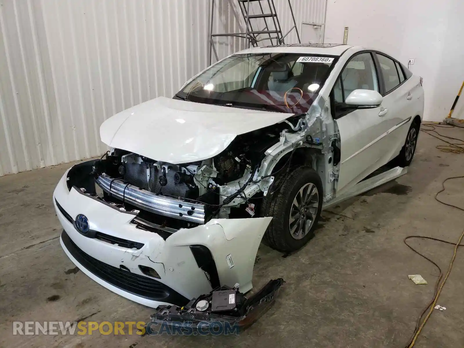 2 Photograph of a damaged car JTDKAMFU3M3132424 TOYOTA PRIUS 2021