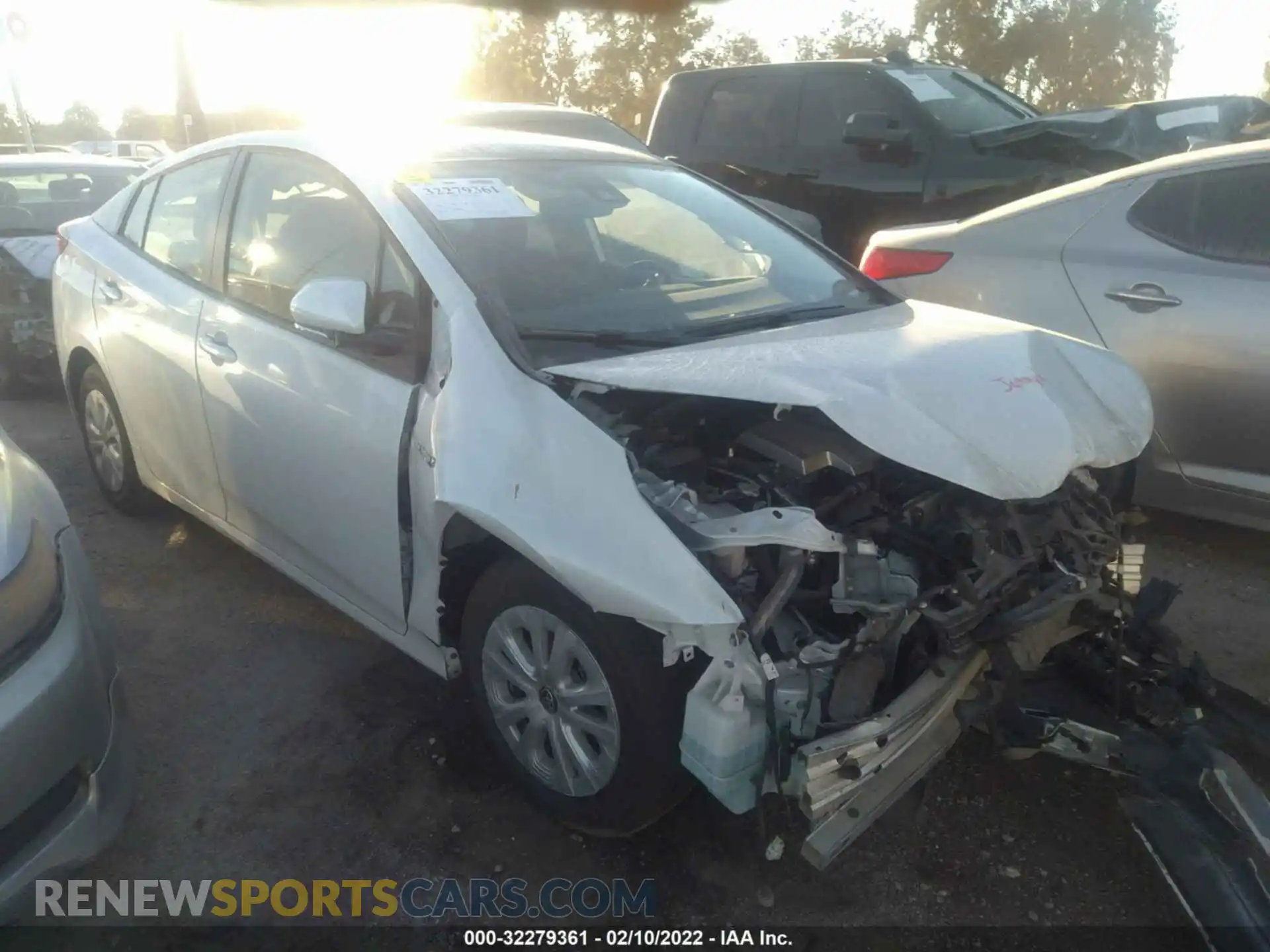 1 Photograph of a damaged car JTDKAMFU3M3136084 TOYOTA PRIUS 2021