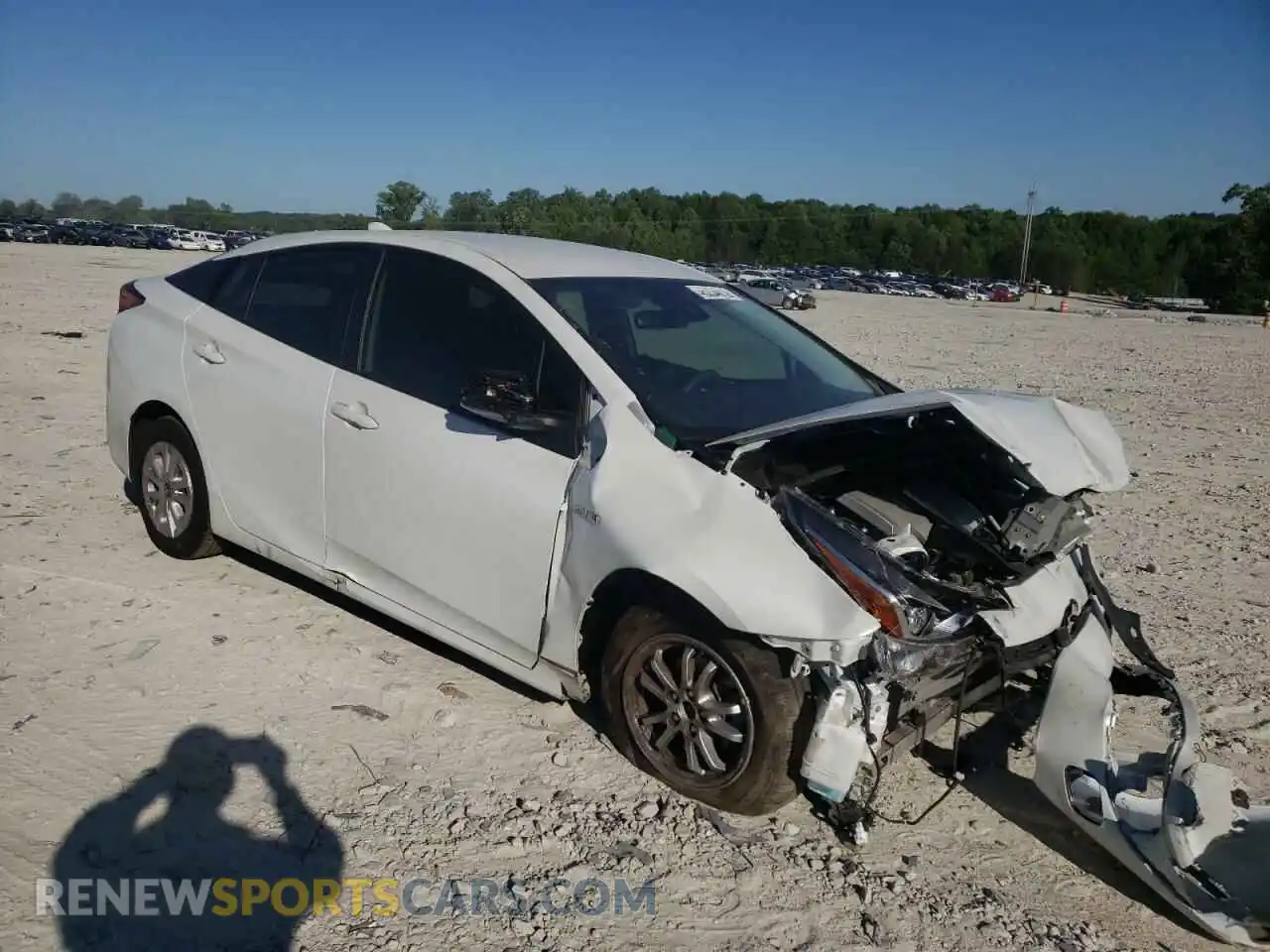 1 Photograph of a damaged car JTDKAMFU3M3138501 TOYOTA PRIUS 2021