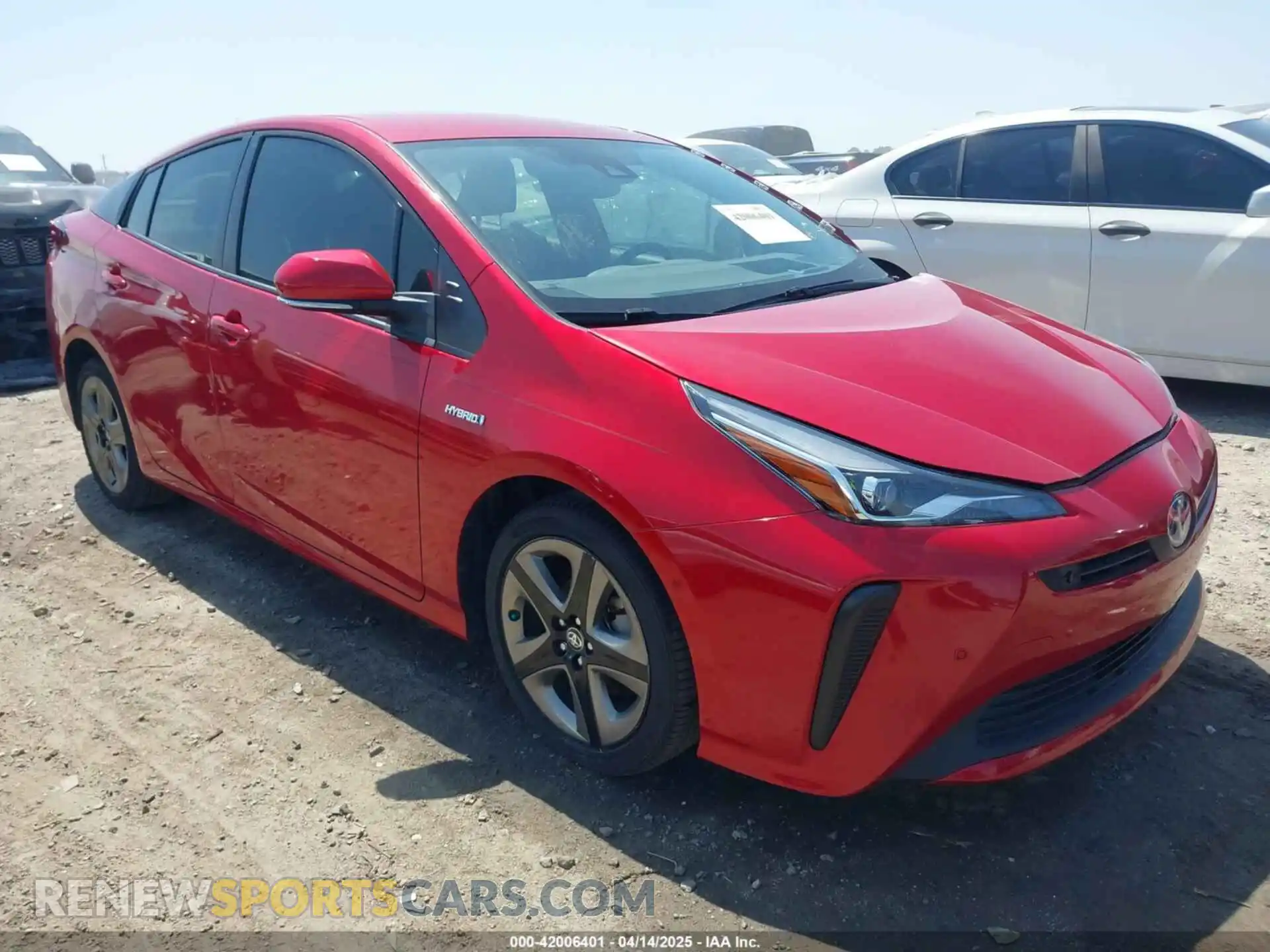 1 Photograph of a damaged car JTDKAMFU3M3138708 TOYOTA PRIUS 2021