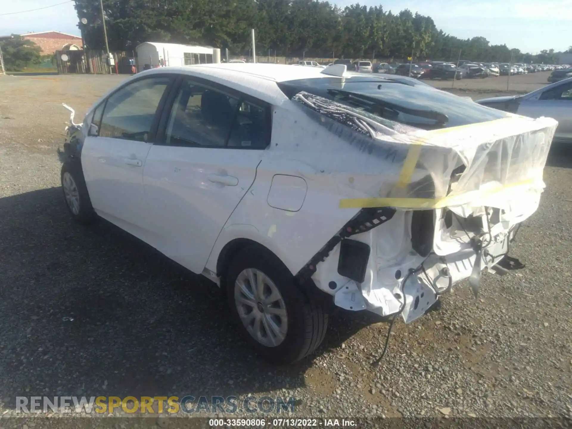 3 Photograph of a damaged car JTDKAMFU3M3140071 TOYOTA PRIUS 2021