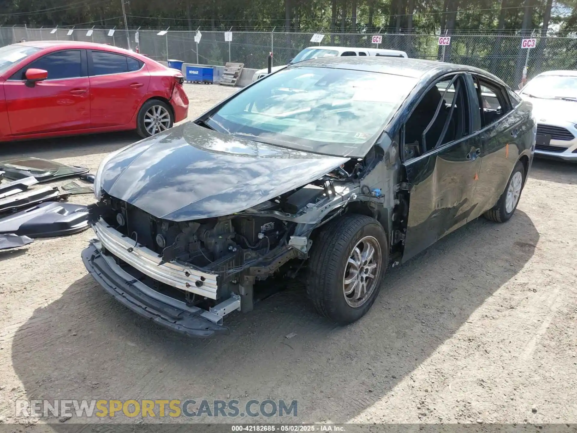 2 Photograph of a damaged car JTDKAMFU3M3140233 TOYOTA PRIUS 2021
