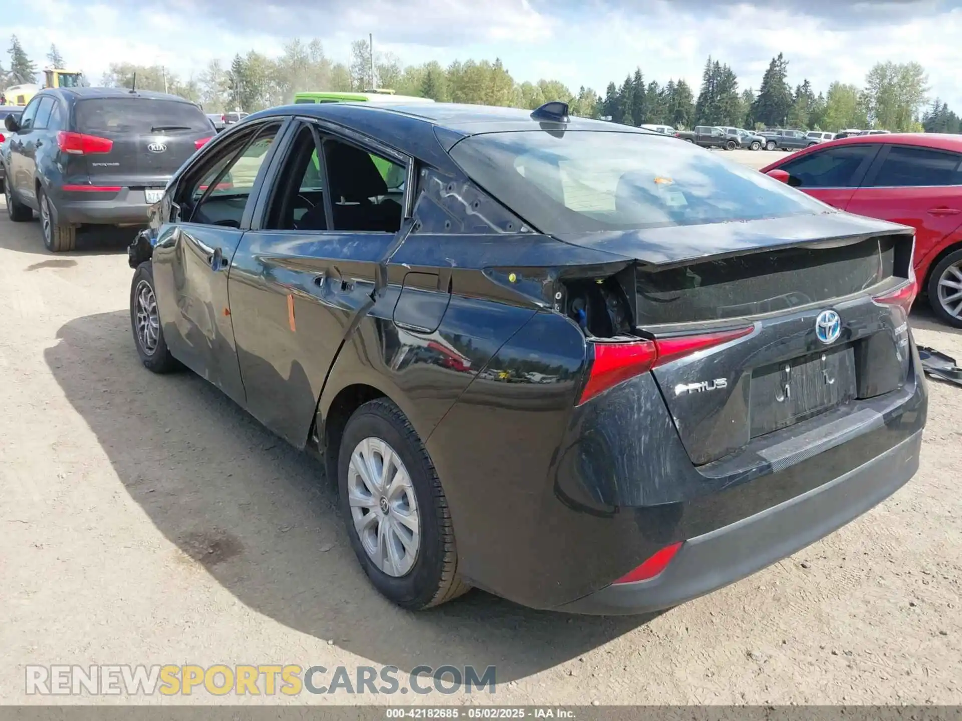 3 Photograph of a damaged car JTDKAMFU3M3140233 TOYOTA PRIUS 2021