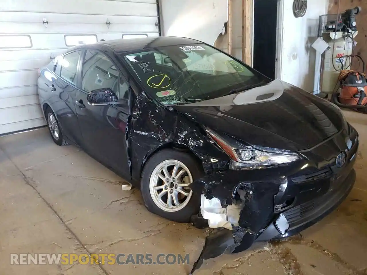 1 Photograph of a damaged car JTDKAMFU3M3140944 TOYOTA PRIUS 2021