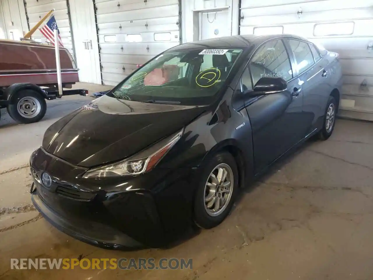 2 Photograph of a damaged car JTDKAMFU3M3140944 TOYOTA PRIUS 2021