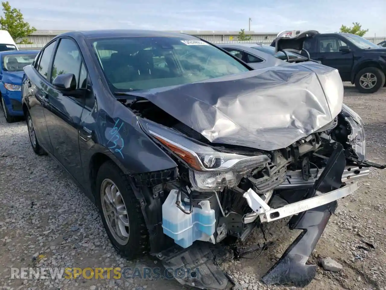 1 Photograph of a damaged car JTDKAMFU3M3143620 TOYOTA PRIUS 2021