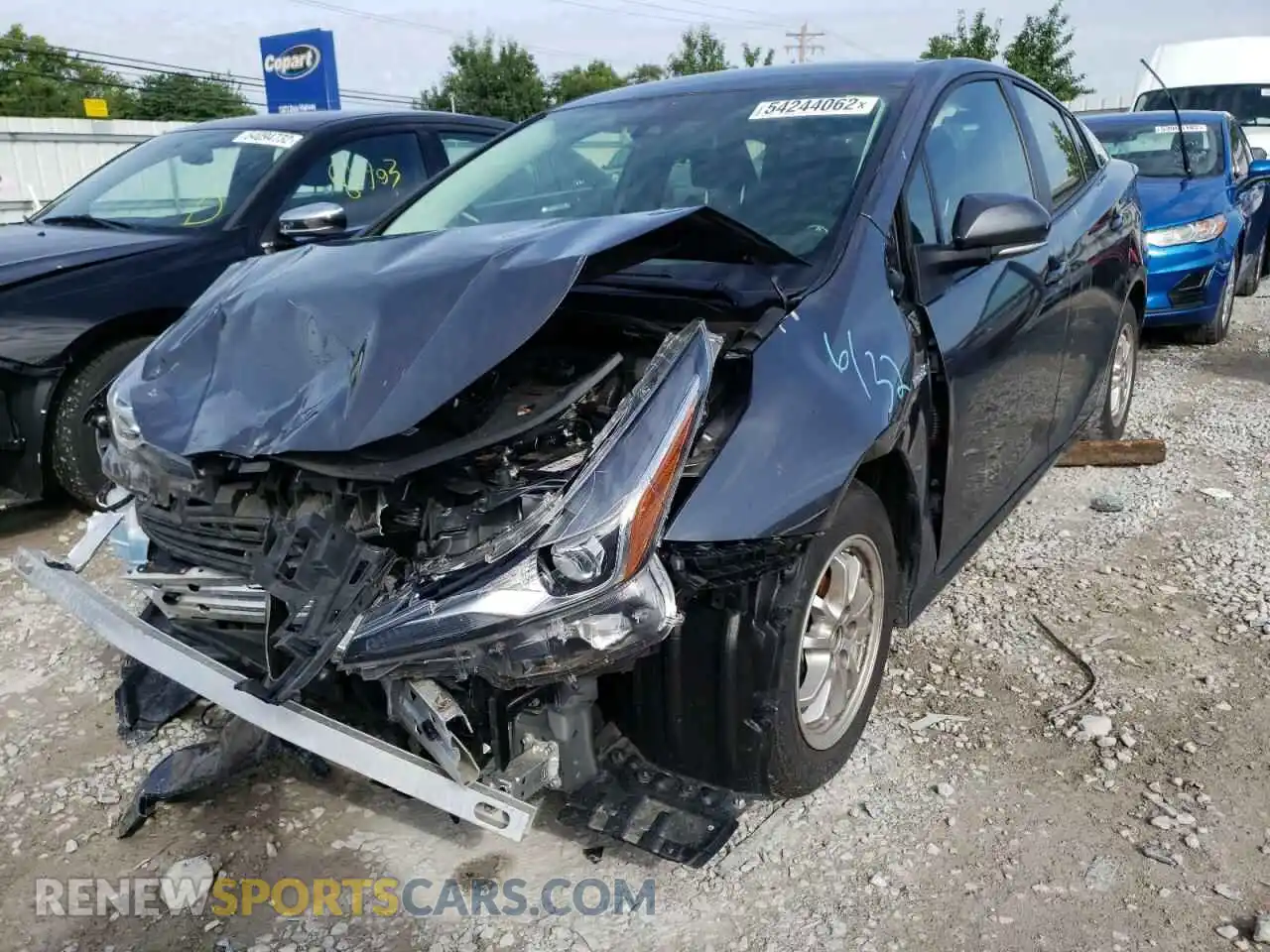 2 Photograph of a damaged car JTDKAMFU3M3143620 TOYOTA PRIUS 2021